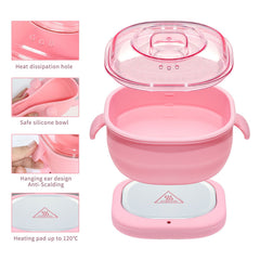 Professional Hair Removal Electric Wax Warmer Depilation Hot Waxing Kit with silicone waxing pot