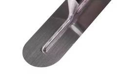 High Quality Stainless Trimming shovel, 35 Cm x 5 cm, very suitable for buckets, slate, plaster, concrete, curved handle, high c