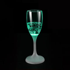 Creative Water Sensing Wedding luminous Glasses cup Party Supplies Novelty LED Light Up Wine bottles for Party Club Bar Drinking