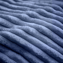 Faux Fur Classic Bean Bag blue