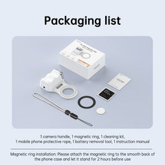 MagSafe Compatible Fun Photography Grip: MFi Certified Wireless Bluetooth Stabilizer for Shake-Free Shooting