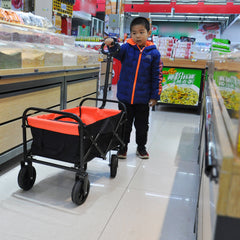 Folding Wagon Garden Shopping Beach Cart