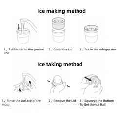 GlacierSphere Ice Molds