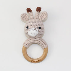 Carving Name Baby Soothing Bell Newborn Gift Bath Gift Knitted Cartoon Doll
