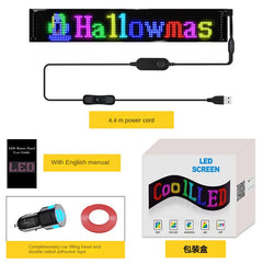 Flexible LED Advertising Screen LED Soft Panel APP Bluetooth Car Display