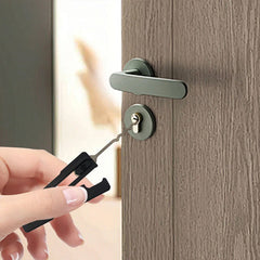 Essential stainless - steel multi - tool: quick - flip grav pick, door keys, lock rake. Durable.