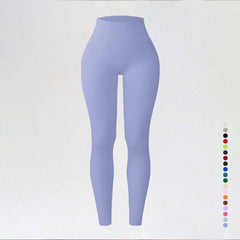 Threaded autumn and winter yoga pants seamless fitness pants high waisted sports yoga clothes leggings