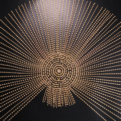 Exaggerated long flowing Su hair chain nightclub stage performance rhinestone hair accessories European and American headwear hair chain