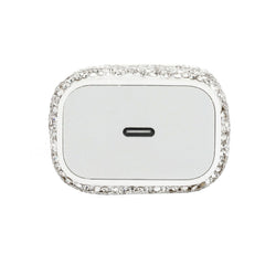 Diamond studded phone charger US standard PD20W phone charger suitable for Apple phone fast charging head