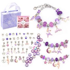 Cartoon Pink Set DIY Handmade Jewelry Children's Bracelet Women's Exquisite Gift Box Gift Bracelet