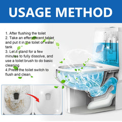 Toilet Effervescent Tablet, Toilet Decontamination Cleaning Urine Stains Deodorant Keep Fragrant Clean Toilet Effervescent Tablet