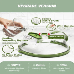 Microwave anti splash cover heat-resistant food heating cover food preservation cover oil proof cover