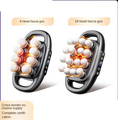 Cross-border Exclusive 16-Head Muscle Gun Multi-Head Strong Power Deep Tissue Massage English Version