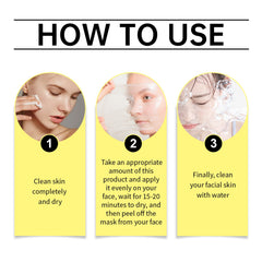Tear Mask Facial Treatment Clean And Gentle, Non-Tight Moisturizing And Hydrating Moisturizing And Brightening Skin