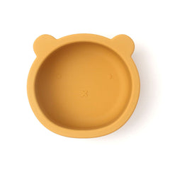 Children's tableware baby bowl children's silicone suction cup bowl bear food supplement bowl