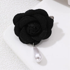 Flower pearl brooch female fashion camellia wedding dress decoration female jewelry