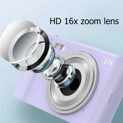48 Million Pixel Hd Digital Camera 2.8 Inch Lcd Screen 16X Digital Zoom Periscope Lens Support Video Auto Focus Camera For Gift