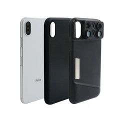 Camera Lens Phone Case for iPhone XR XS Max Fisheye Wide Angle Macro Lens Phone Cover Mobile Phone Lensese Case Full Coverage