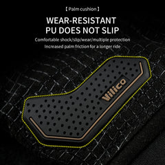 Outdoor sports warm anti slip wear-resistant shock-absorbing anti-collision touch screen road bike riding gloves