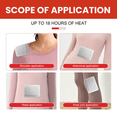 Hand Warmers, Hand Warmer Portable Comfortable Self-Heating Warm Patch Belly Warm Patch Belly Warm Patch