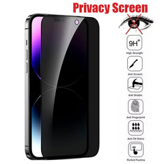 1-4Pcs Anti-spy Tempered Glass for IPhone 15 14 13 12 11Pro Max Full Cover Privacy Screen Protector For iPhone X XS Max XR Glass