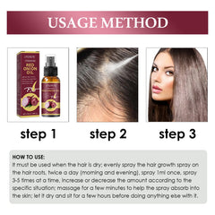 Onion Hair Growth Essential Oil, Strengthens And Hydrates Hair Growth Hair Dense Hair Care Spray