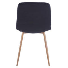 Dining Chair 4PCS（BLACK）Modern style New technology Suitable for restaurants cafes taverns offices