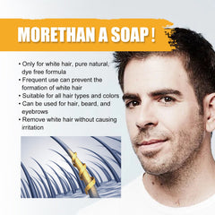 Men's Shampoo Clean Hair Nourishing Nourishing Black Shiny Hair Care Men's Shampoo Soap