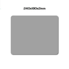 Aluminum Alloy Smooth Mouse Pad 240x180/300mm Hard Metal Slim Desk Mat Rubber Anti-slip Bottom Speed Control Mousepad For Gaming