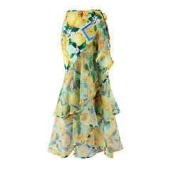 Conjoined conservative fly edge cover belly slimming sexy skirt style swimsuit women's wrapped skirt set