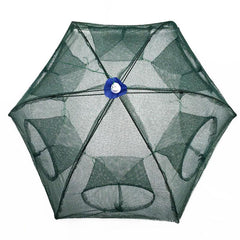 6 Hole Fishing Net Folded Portable Hexagon Network Casting Nets