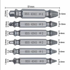 GripOut Screw Extractor Set