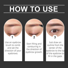 EELHOPE Four Claw Eyebrow Pencil Wild Eyebrow Embellishing Eyebrow shape delicate and easy to use non-smudging natural shaping eyebrow pencil