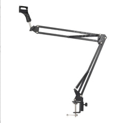 Desktop Microphone Stand Live Handheld Mic Holder Adjustable NB35 Boom Arm Microphone Bracket