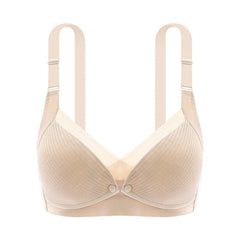 Nursing Underwear Maternity Underwear Front Open Buckle Thin Seamless Bra Cotton Lining Large Size Nursing Bra