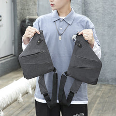 Multi functional sports waist bag single shoulder anti-theft bag lightweight and close fitting chest bag