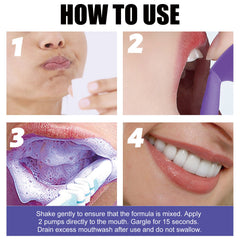 Teeth Whitening Mousse Toothpaste, Mouth Cleaning Remove Dirt Yellow Teeth Care Fresh Breath Whitening Teeth Toothpaste