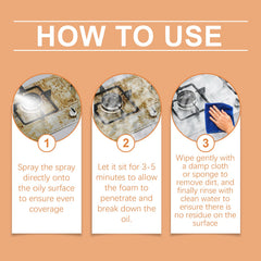 Kitchen Heavy Oil Foam Cleaner Household To Remove Heavy Oil Kitchen Appliances Stain Cleaner