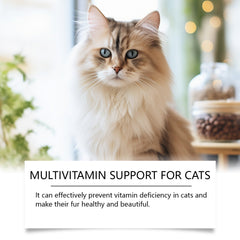 Pet Cat Multivitamin Tablets, Cats Supplement Vitamin Micronutrient Nutritional Supplements