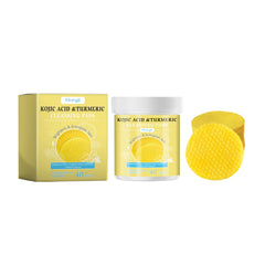 Turmeric Acid Cleansing Pad Facial Daily Cleansing Gentle Skin Care Moisturizing Skin Brightening Cleanser