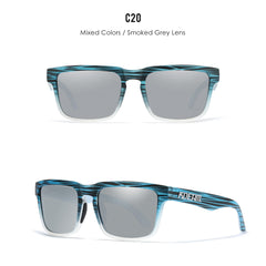 Classic polarized sunglasses for men and women ultra light driving glasses colorful real film sunglasses