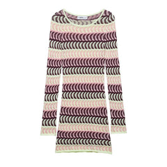 Style Women's Fashion Casual Long Sleeve Fitted Knit Dress
