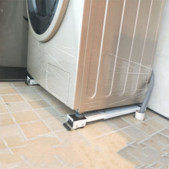 Universal Refrigerator Drum Washing Machine Base Rubber Wheel Non-Slip Base Low All-Metal Anti-Rust Bracket