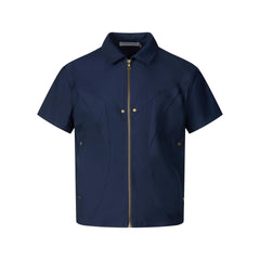 Short sleeved shirt men's loose shirt