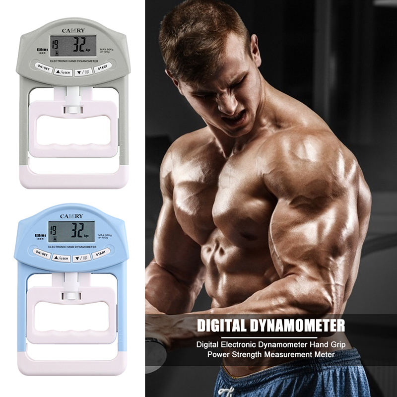 Wholesale high quality electronic display grip device with AA battery adjustable hand dynamometer