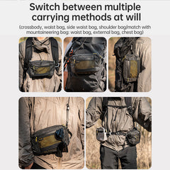 Hikeman - UHMWPE Outdoor Waist Pack for Hiking/Camping/Cycling, Phone & Gear Storage