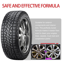 Car Multi-Functional Cleaner, Car Paint Surface Wheel Hub Metal Strong Decontamination Cleaner