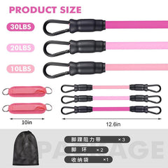 Hip Training Kick Pull Rope Ankle Buckle Strap Fitness Leg Speed Trainer Gym Fitness Accessories Sets Leg Puller