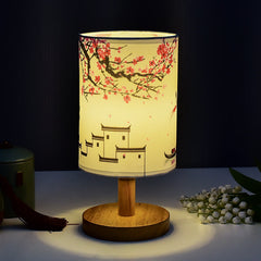Literary desk lamp bedroom sleeping bedside lamp retro decoration residential dormitory LED night light