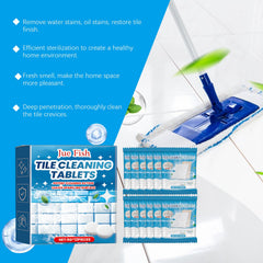 Ceramic Tile Cleaning Effervescent Tablet, Toilet Basin Wall Tile Decontamination And Descaling Brightening Cleaning Tablet